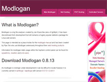 Tablet Screenshot of modlogan.com